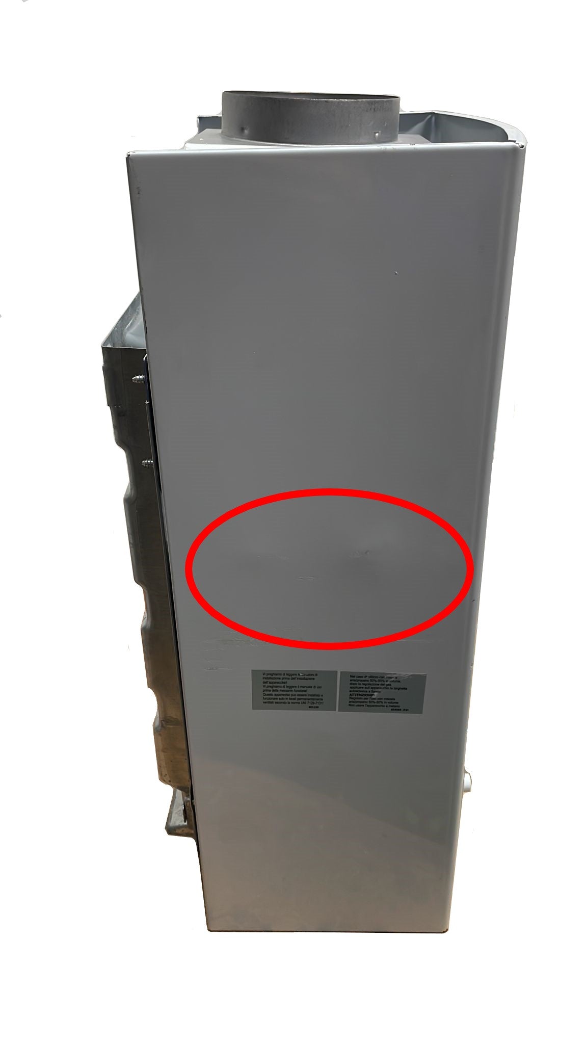 vaillant area occasioni scaldabagno a gas vaillant a camera aperta atmomag mini 1141 metano da 11 litri low nox con acccesione piezoelettrica 0010022574