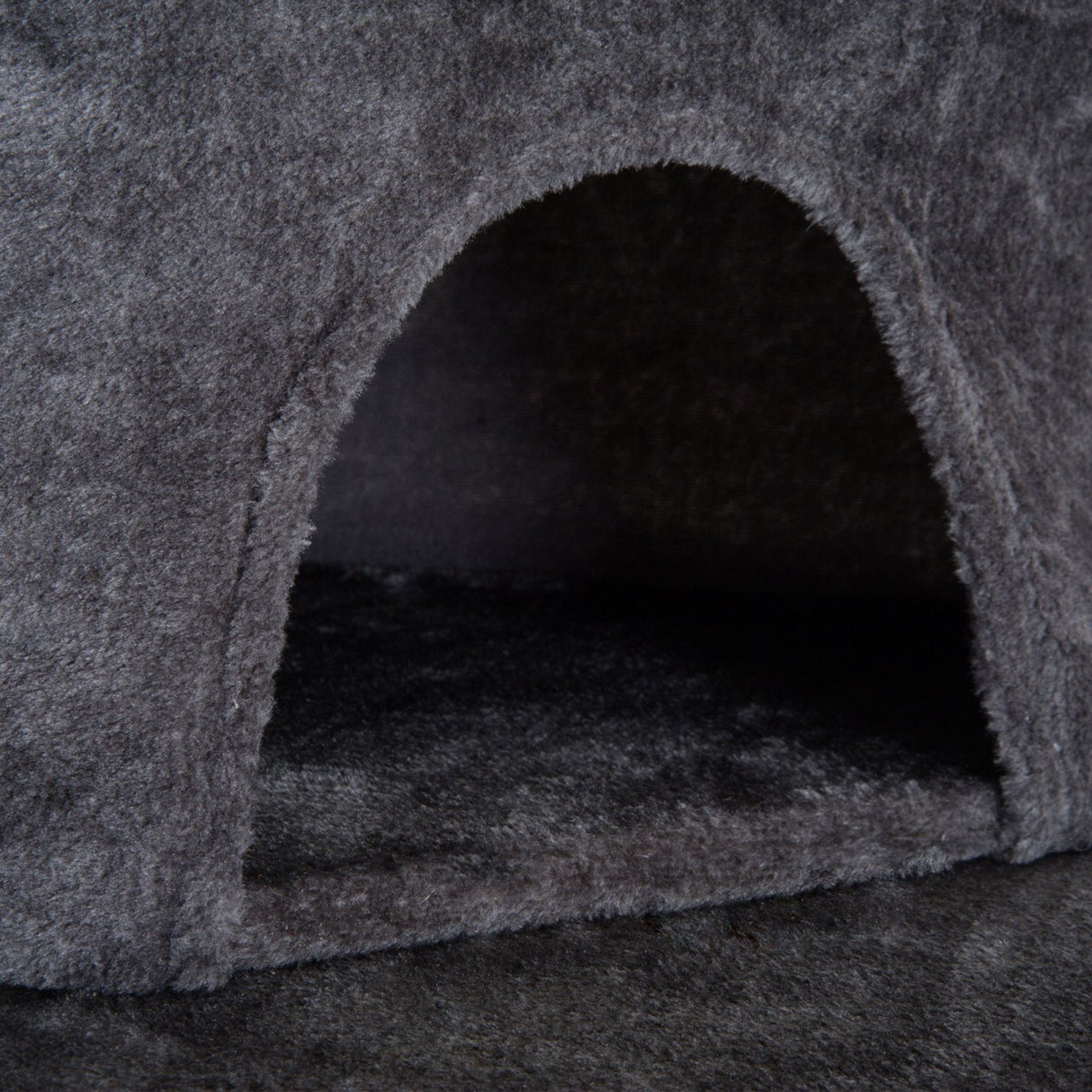 easycomfort easycomfort albero tiragraffi per gatto grigio 60x60x200cm