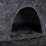 easycomfort easycomfort albero tiragraffi per gatto grigio 60x60x200cm