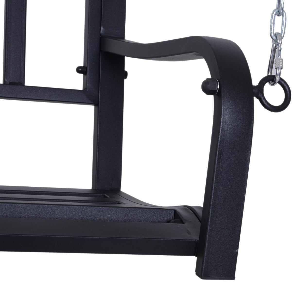 easycomfort easycomfort altalena da giardino dondolo sospeso da giardino in metallo nero ean 8054144133188