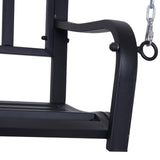 easycomfort easycomfort altalena da giardino dondolo sospeso da giardino in metallo nero ean 8054144133188