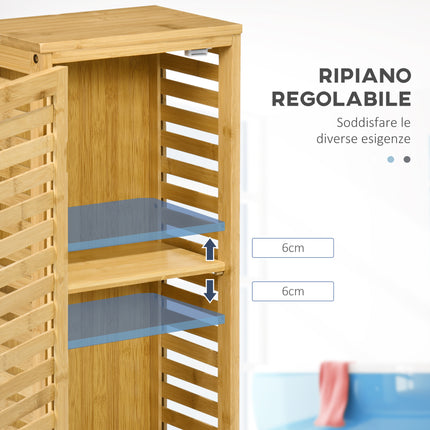 immagine-5-easycomfort-easycomfort-armadietto-bagno-in-bambu-con-ripiano-interno-regolabile-30x19-9x70-cm-color-legno