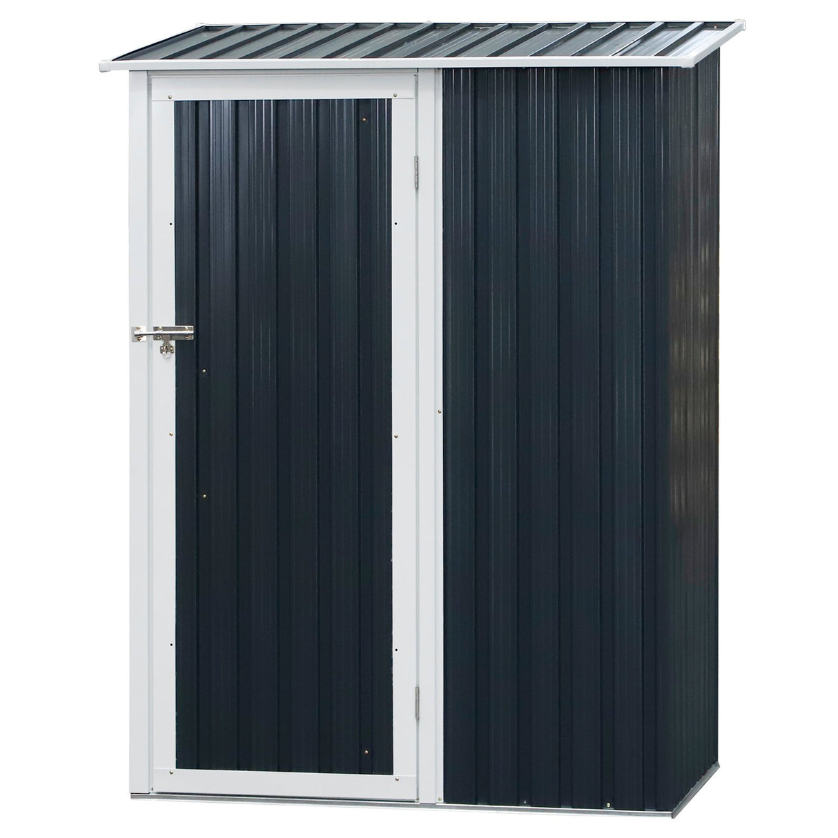 easycomfort easycomfort casetta porta attrezzi capanno in acciaio impermeabile 143cm x 89cm x 186cm ean 8055776912073