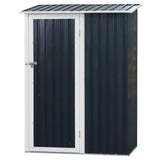 easycomfort easycomfort casetta porta attrezzi capanno in acciaio impermeabile 143cm x 89cm x 186cm ean 8055776912073