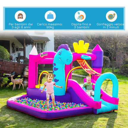 immagine-5-easycomfort-easycomfort-castello-gonfiabile-per-bambini-3-8-anni-con-scivolo-piscina-e-trampolino-3x2.7x2m