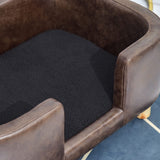 easycomfort easycomfort cuccia divano per cani di piccola e media taglia in legno e gommapiuma marrone scuro 74x48 5x31cm ean 8054144132372