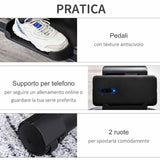 easycomfort easycomfort cyclette bici ellittica magnetica con schermo lcd 8 livelli di resistenza e sedile regolabile 103x62x151cm nero ean 8054144136714