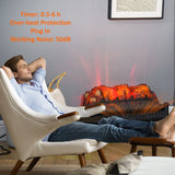 easycomfort easycomfort inserto camino elettrico 1800w con fiamma temperatura regolabile e autospegnimento 58 5x22x32 cm nero