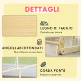 easycomfort easycomfort palestrina per bambini 3 anni 5 in 1 con parete da arrampicata 3 scale e altalena 120x105x120 cm