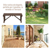 easycomfort easycomfort panca 2 posti esterno in legno di abete effetto bruciato 105x50x53cm ean 8054144130354