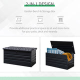 easycomfort easycomfort panca baule contenitore da esterno con chiave cassapanca moderna in acciaio ean 8055776911113