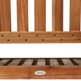 easycomfort easycomfort panchina da giardino terrazzo a 2 posti in legno marrone 120 x 65 x 91 5 cm ean 8054144135656