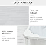 easycomfort easycomfort piscina fuoriterra autoportante piscina rigida rettangolare con filtro e valvola in acciaio e pvc grigio 291x190x75cm 1