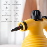 easycomfort easycomfort pistola a vapore multiuso pulitore a vapore portatile professionale per cucina bagno tessuti serbatoio 350ml giallo