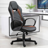 easycomfort easycomfort poltrona da gaming e ufficio regolabile in ecopelle marrone e nera ean 8054111847841