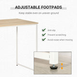 easycomfort easycomfort scrivania porta pc con ripiani rovere bianco