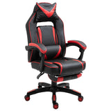 easycomfort easycomfort sedie da gaming sedie da ufficio ergonomiche con rotelle in ecopelle rosso e nero ean 8055776915906