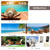 easycomfort easycomfort set 2 sdraio da giardino in pe rattan marrone con cuscino imbottito crema ean 8055776915937