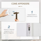 easycomfort easycomfort stampa su tela in legno di pino 3 pezzi 90x30cm per casa e ufficio multicolore