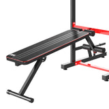 easycomfort easycomfort stazione da fitness pieghevole con altezza regolabile 180 230cm con barra ean 8054144132686