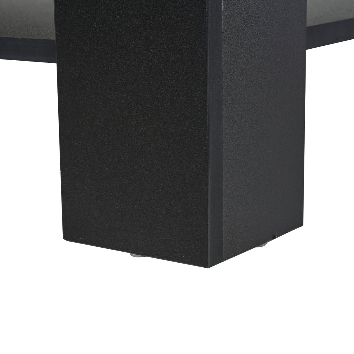 easycomfort easycomfort tavolino da caffe a 2 livelli in legno nero 110x65x47cm ean 8054144130385