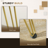 easycomfort easycomfort tavolo scrivania da ingresso stile vintage in truciolato e acciaio con 3 cassetti 120x55x79 cm