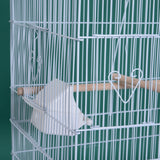 easycomfort easycomfort voliera per uccelli gabbia per uccelli voliera pappagalli bianco 47 5x36x91cm ean 8054111849418