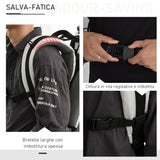 easycomfort easycomfort zaino porta bimbo per trekking pieghevole impermeabile e con tettuccio rimovibile 38x77x87 5cm grigio