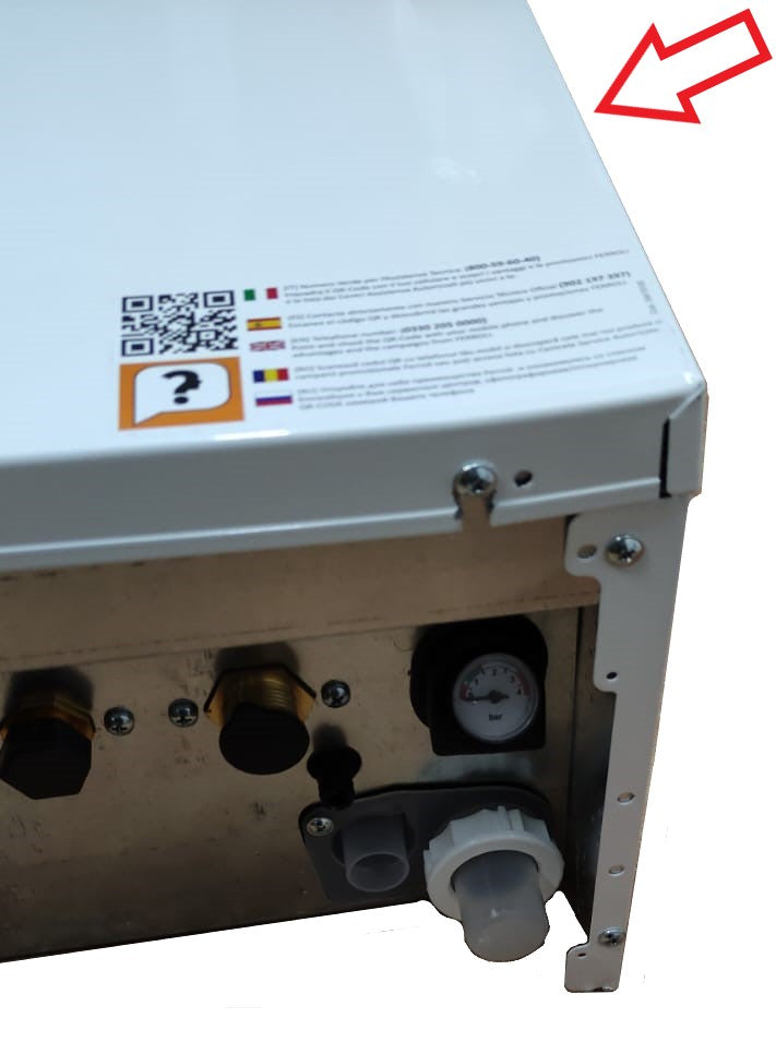 ferroli area occasioni caldaia ferroli a condensazione bluehelix alpha 24c completa di kit scarico fumi metano o gpl