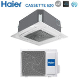 haier climatizzatore condizionatore haier cassetta a 4 vie inverter serie cassette620 18000 btu ab50s2sc2fa r 32 wi fi optional con pannello incluso nessun comando