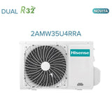 hisense climatizzatore condizionatore hisense dual split inverter serie energy pro 99 con 2amw35u4rra r 32 wi fi integrato 90009000 novita ean 8059657013118