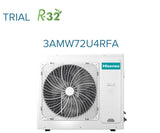 hisense climatizzatore condizionatore hisense trial split inverter serie new comfort 7918 con 3amw72u4rfa r 32 wi fi optional 7000900018000 new