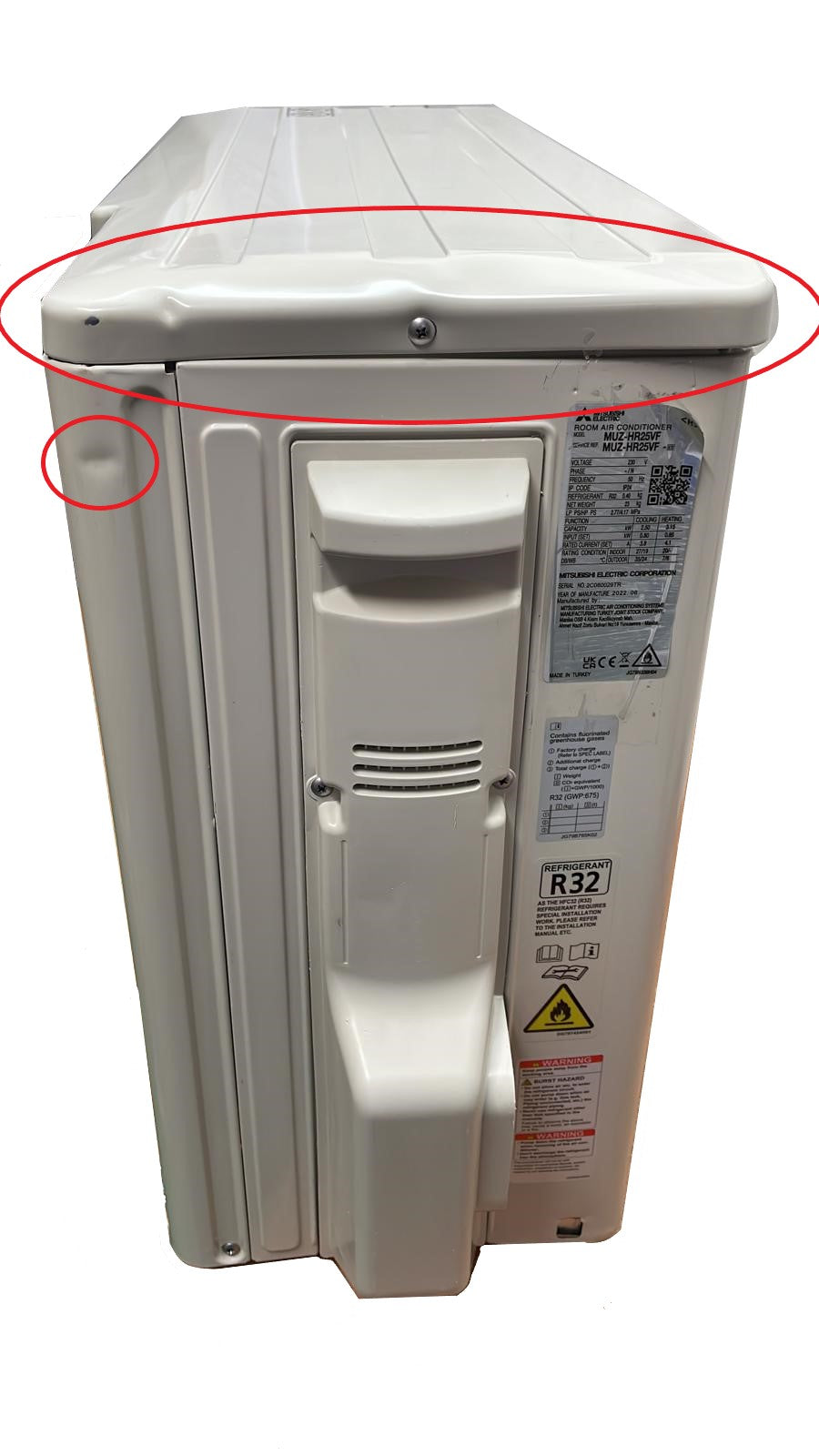 mitsubishi electric area occasioni climatizzatore condizionatore mitsubishi electric inverter serie smart msz hr 9000 btu msz hr25vf r 32 wi fi optional classe aa 2