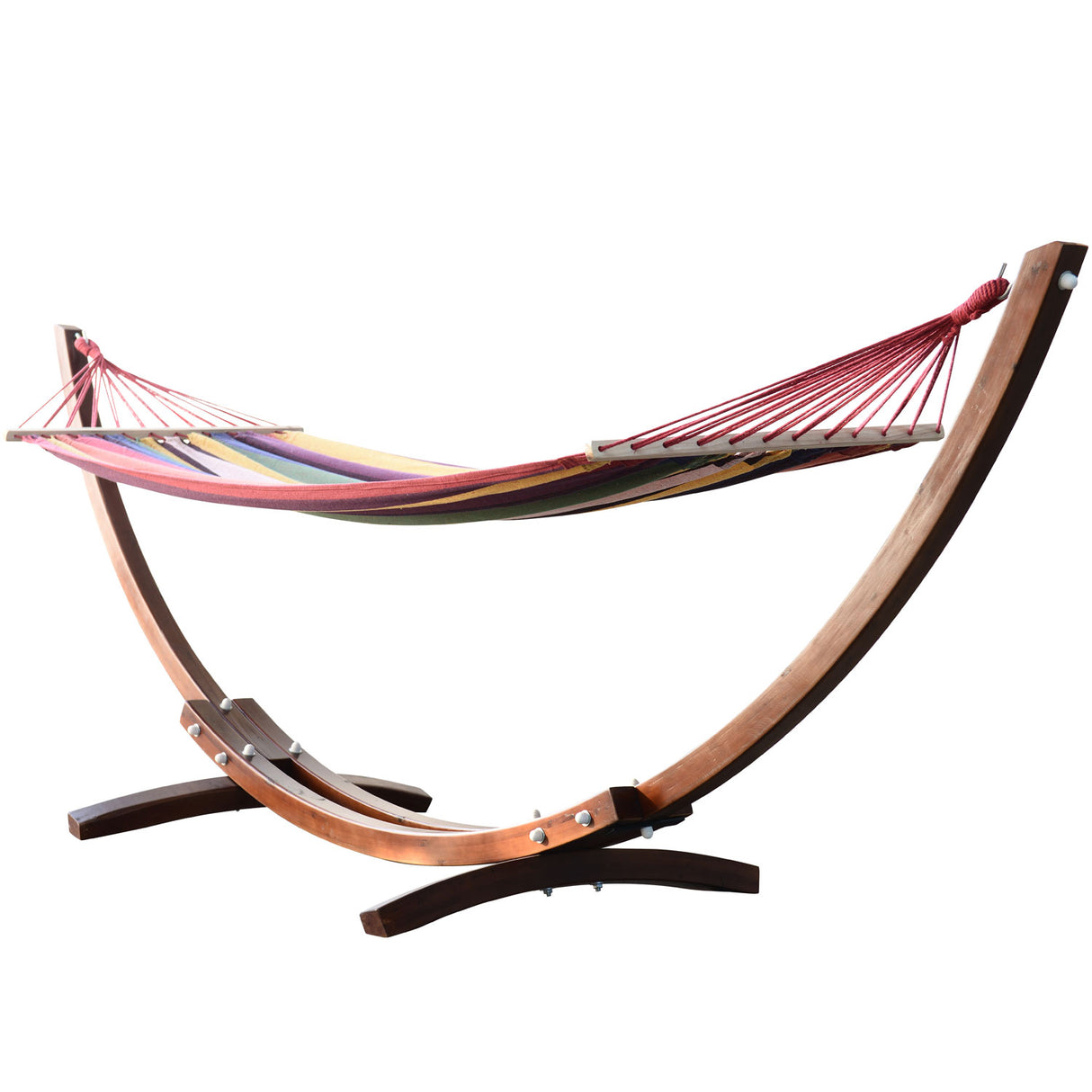 easycomfort easycomfort amaca in tessuto a righe colorato con supporto in legno 3 15x1x1 1m ean 8054144138442
