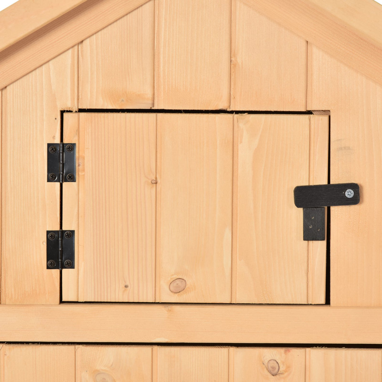 easycomfort easycomfort armadietto da giardino esterno porta attrezzi in legno con 3 mensole ean 8054144138916