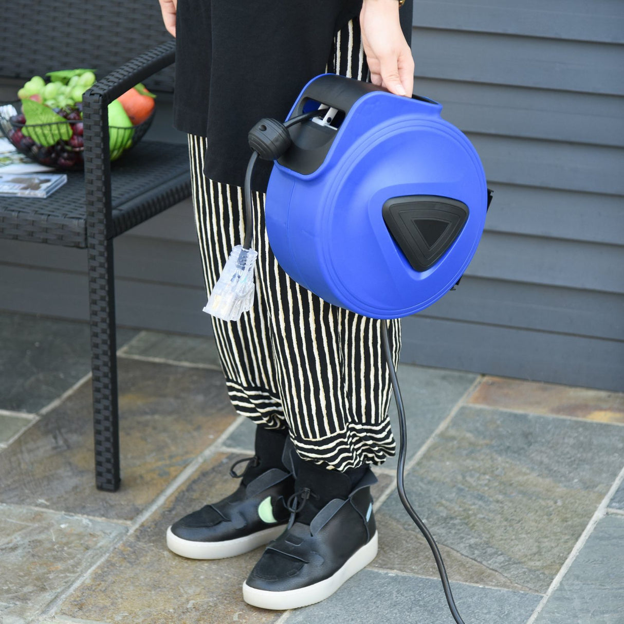 easycomfort easycomfort avvolgicavo elettrico automatico da parete 20 metri con 3 attacchi ean 8055776910291