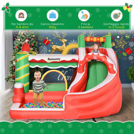 immagine-6-easycomfort-easycomfort-castello-gonfiabile-gigante-a-tema-natalizio-per-bambini-3-8-anni-con-scivolo-e-accessori-montaggio-290x280x220cm-multicolore