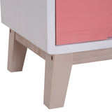 easycomfort easycomfort comodino in legno colorato 3 cassetti 30x34x51cm ean 8054111847155
