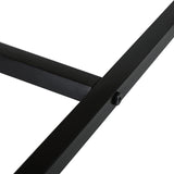 easycomfort easycomfort comodino stile industrial in legno natual wood e metallo nero ean 8054144133690