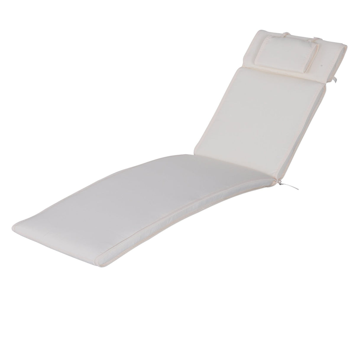 easycomfort easycomfort cuscino per sdraio lettino prendisole da giardino bianco crema 198x53x5cm ean 8054111845670
