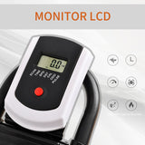 easycomfort easycomfort cyclette spin bike con volano 18kgaltezza e resistenza regolabile con supporto per cellulare e display lcd nero