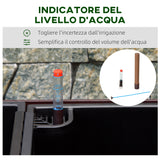 easycomfort easycomfort fioriera da balcone auto irrigante con gancio per ringhiera regolabile e indicatore acqua