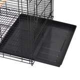 easycomfort easycomfort gabbia per uccelli canarini e pappagalli in metallo nero con ruote ean 8054144138237