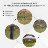 easycomfort easycomfort gazebo pieghevole 3x3m da giardino ed esterno in metallo e tessuto oxford bianco ean 8055776910901