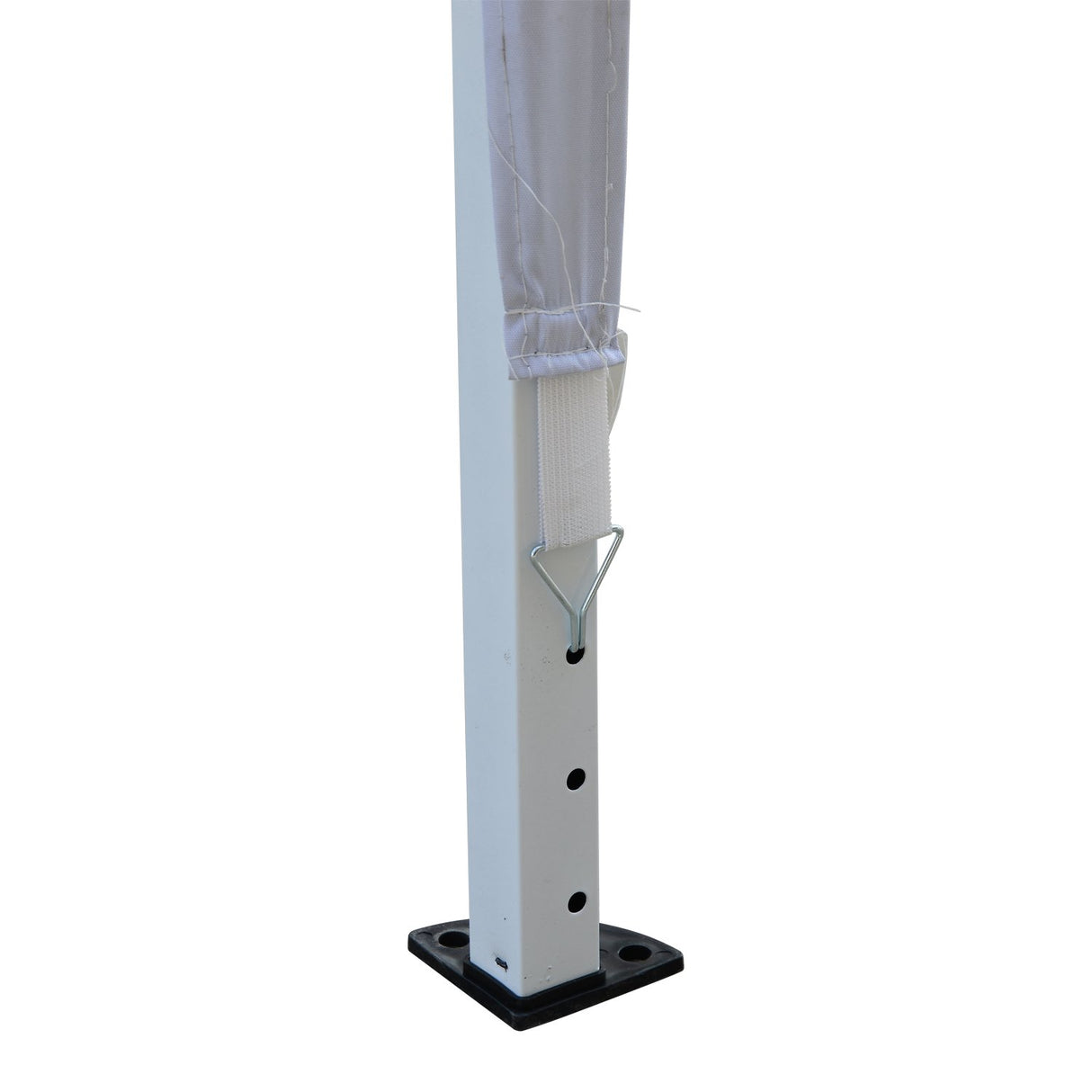 easycomfort easycomfort gazebo struttura in acciaio pieghevole rivestimento tessuto oxford bianco 3x3m ean 8054144132853