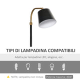 easycomfort easycomfort lampada da terra con ripiano da 29 5cm lampada da pavimento per salotto compatibile nero e oro