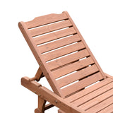 easycomfort easycomfort lettino prendisole sdraio in legno con ruote e vassoio estraibile 182l x 60p x 35acm ean 8055776910789