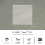 easycomfort easycomfort lettino sdraio a dondolo da giardino con poggiatesta e tasca laterale nero e grigio ean 8054144135120