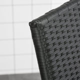 easycomfort easycomfort lettino sdraio prendisole in pe rattan e alluminio con ruote nero ean 8055776914282