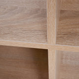 easycomfort easycomfort libreria scaffale 4 livelli color legno naturale 615x295x1225cm ean 8054144133126